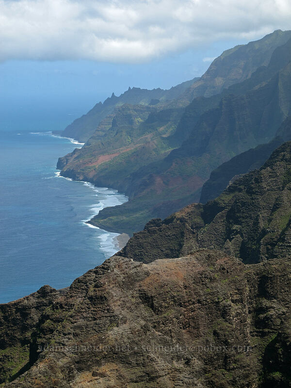 Na Pali Coast [Lolo Vista, Na Pali-Kona Forest Reserve, Kaua'i, Hawaii]
