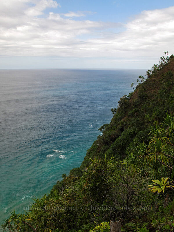 colorful water [Kalalau Trail, Ha'ena State Park, Kaua'i, Hawaii]