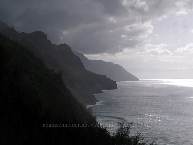 Na Pali Coast [Kalalau Trail, Ha'ena State Park, Kaua'i, Hawaii]