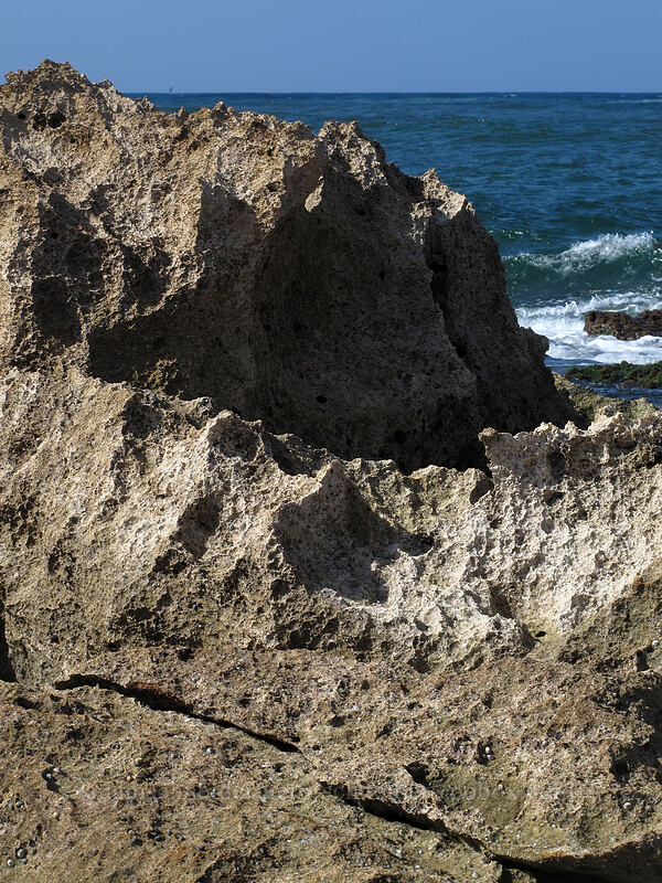 sharp rocks [Salt Pond Beach Park, Hanapepe, Kaua'i, Hawaii]