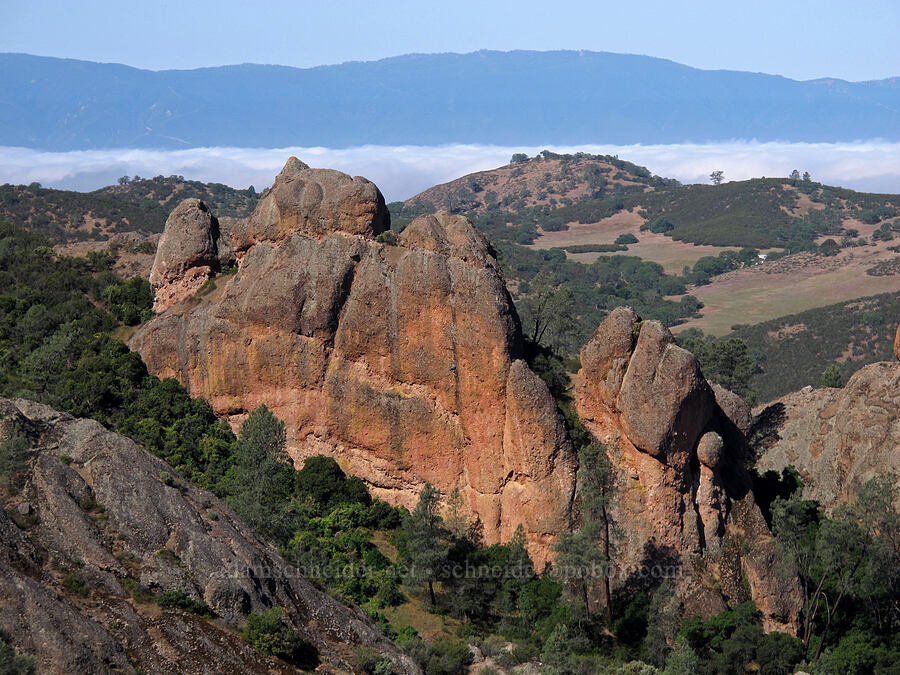 The Fingers [Juniper Canyon Trail, Pinnacles National Park, San Benito County, California]