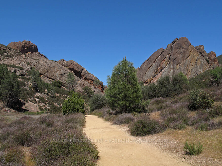 Machete Ridge (on right) [Balconies Trail, Pinnacles National Park, San Benito County, California]