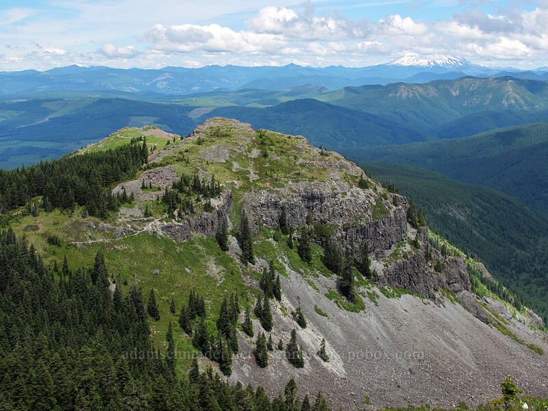 Silver Star Mountain & Mt. St. Helens [Silver Star Mountain summit, Gifford Pinchot Nat'l Forest, Skamania County, Washington]