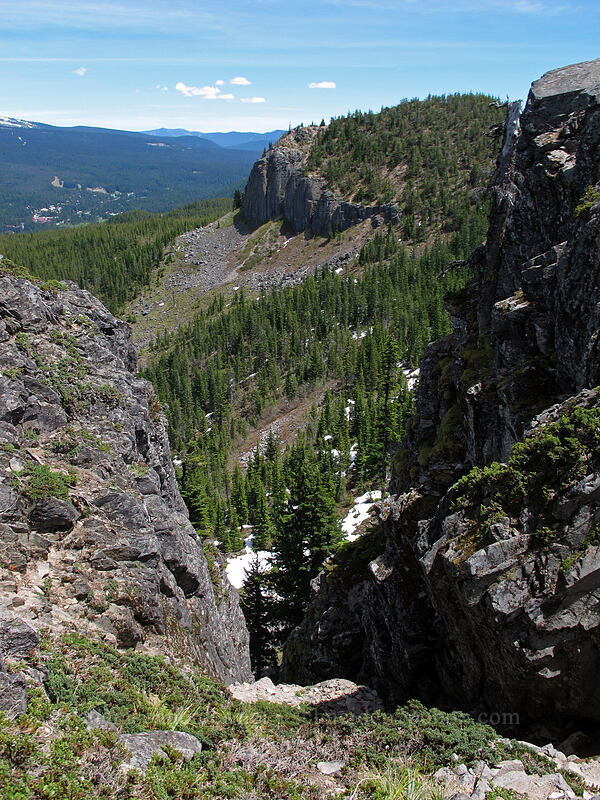 cliffs of Tom Dick & Harry [Tom Dick & Harry Mountain, Mt. Hood National Forest, Clackamas County, Oregon]