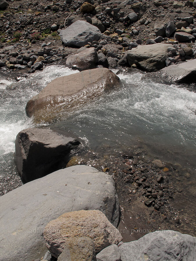 Newton Creek crossing [Newton Creek Canyon, Mt. Hood Wilderness, Hood River County, Oregon]