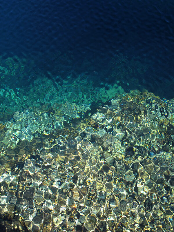 very clear water [High Lakes Trail, Alpine Lakes Wilderness, King County, Washington]