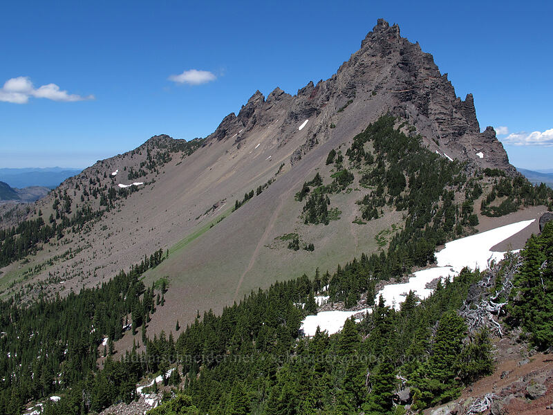 Three-Fingered Jack [south ridge of Three-Fingered Jack, Mt. Jefferson Wilderness, Linn County, Oregon]