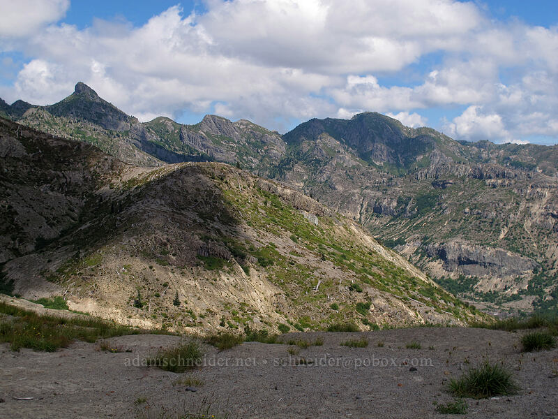 The Dome & Mount Margaret [Boundary Trail, Mt. St. Helens National Volcanic Monument, Skamania County, Washington]