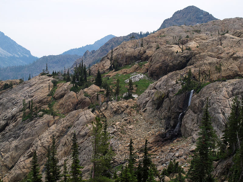 waterfall on Ingalls Creek [Ingalls-Stuart Ridge, Alpine Lakes Wilderness, Chelan County, Washington]