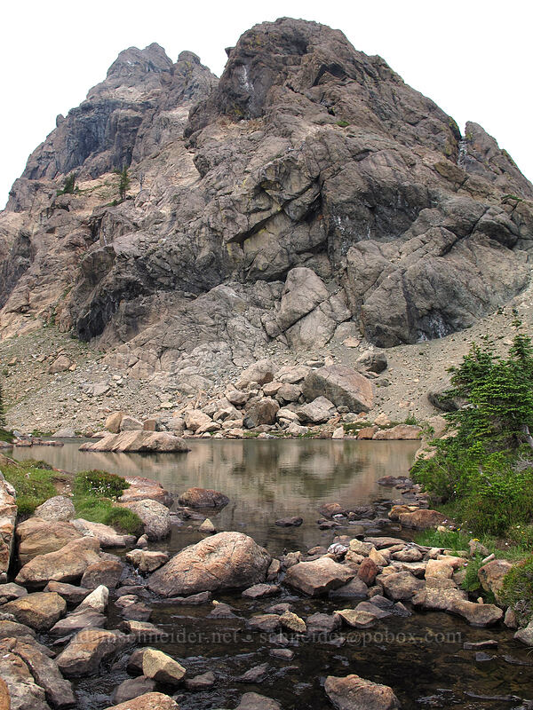 source of Ingalls Creek [Lake Ingalls, Alpine Lakes Wilderness, Chelan County, Washington]