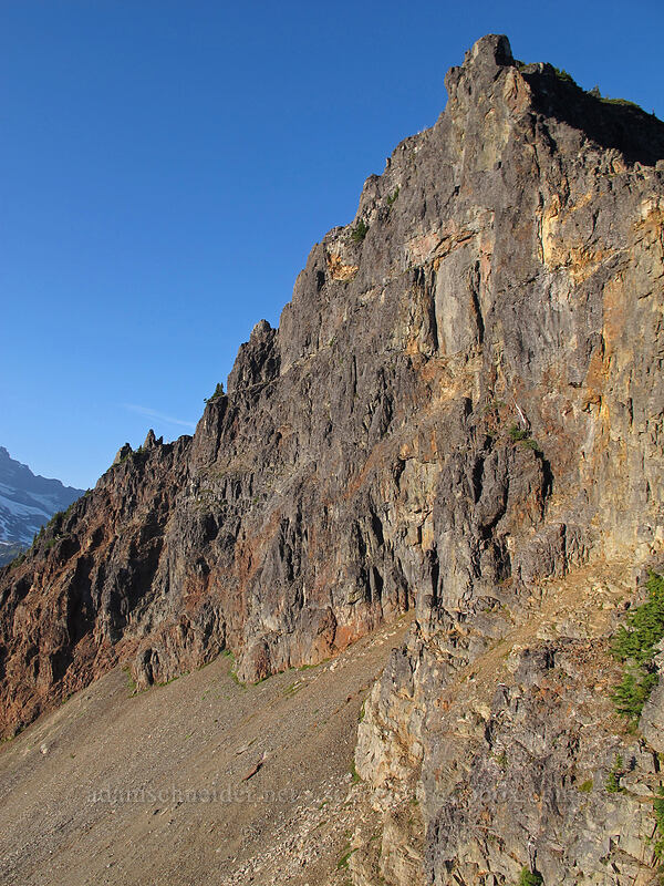 Pinnacle Peak's summit [Pinnacle Peak Trail, Mount Rainier National Park, Lewis County, Washington]