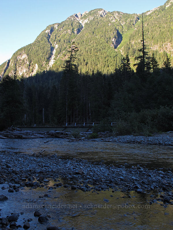 Sheep Mountain & South Fork Sauk River [Monte Cristo Trail, Mt. Baker-Snoqualmie National Forest, Snohomish County, Washington]