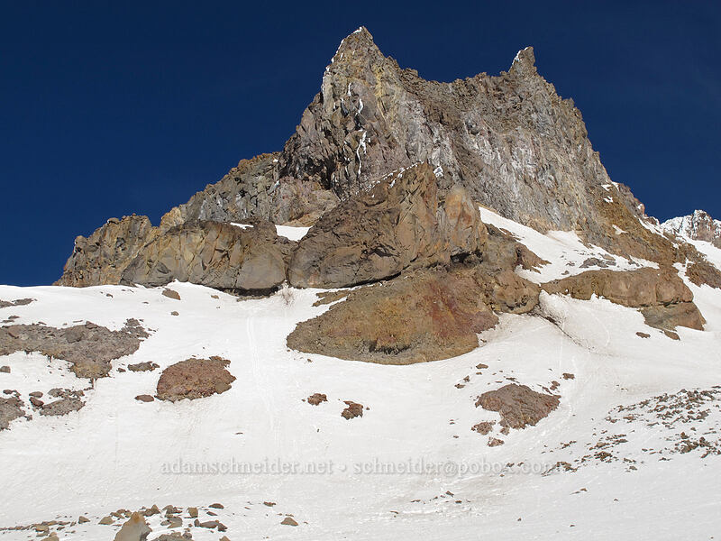 Castle Crags [Zigzag Glacier, Mt. Hood Wilderness, Clackamas County, Oregon]