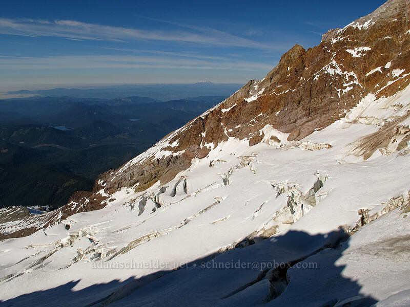 Reid Glacier [Illumination Saddle, Mt. Hood Wilderness, Clackamas County, Oregon]