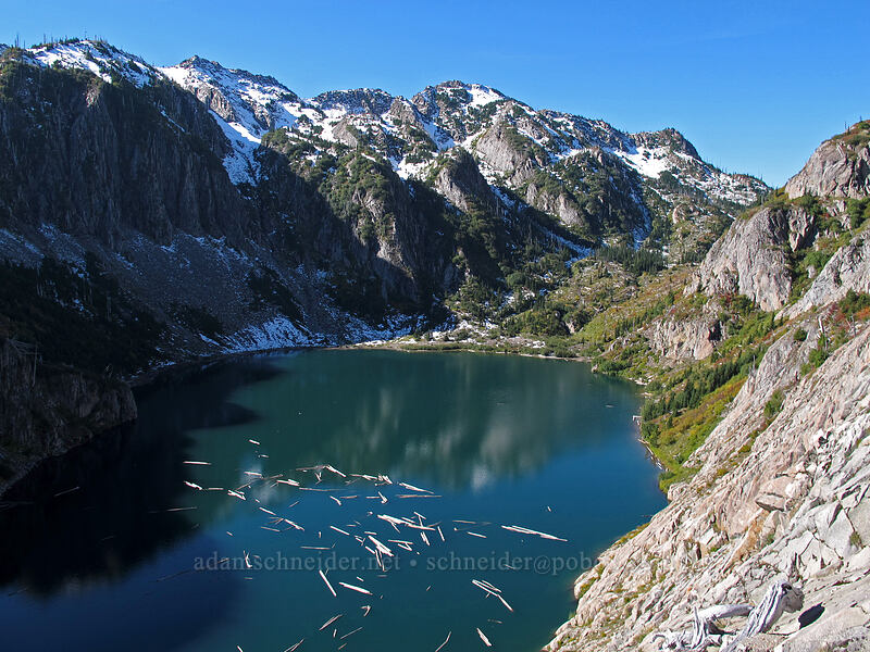 Shovel Lake & Whittier Ridge [Lakes Trail, Mt. St. Helens National Volcanic Monument, Skamania County, Washington]