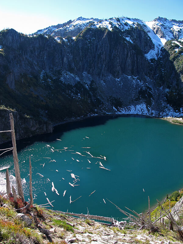 Shovel Lake & Mt. Whittier [Lakes Trail, Mt. St. Helens National Volcanic Monument, Skamania County, Washington]