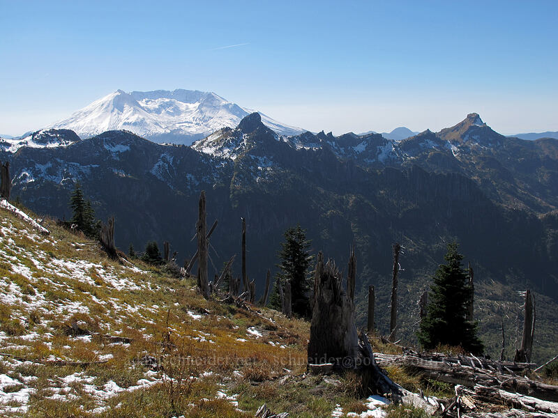 Mt. St. Helens, The Dome, & Coldwater Peak [Mt. Whittier Trail, Mt. St. Helens National Volcanic Monument, Skamania County, Washington]