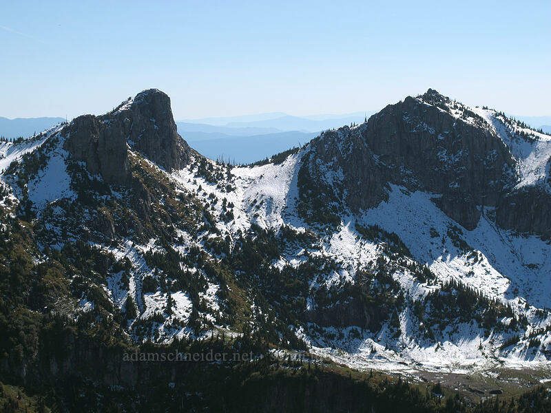 Mt. Teragram & Mt. Margaret [Mt. Whittier Trail, Mt. St. Helens National Volcanic Monument, Skamania County, Washington]