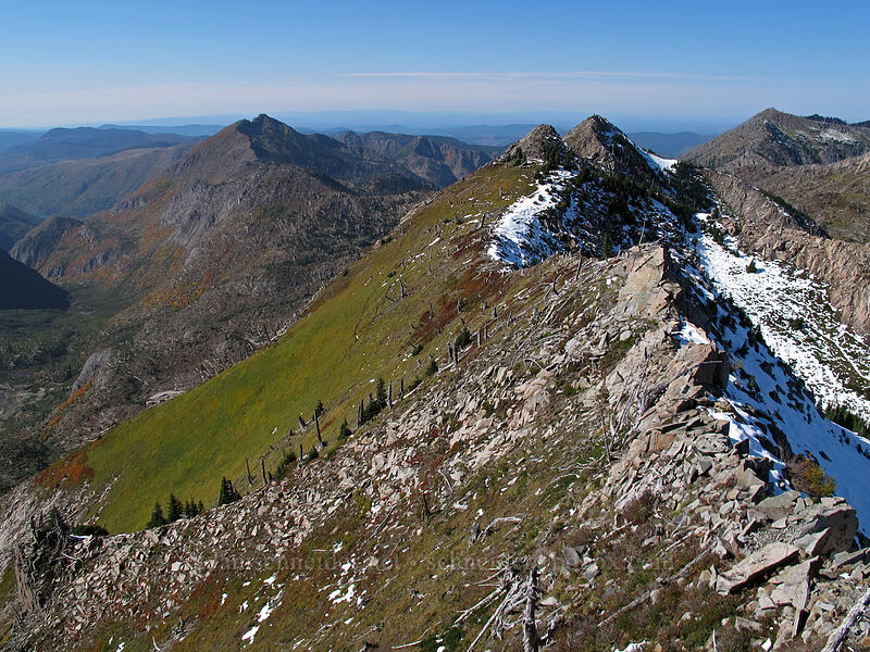 Whittier Ridge & Minnie Peak [Mt. Whittier summit, Mt. St. Helens National Volcanic Monument, Skamania County, Washington]
