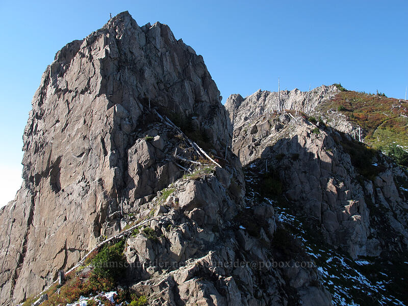 Whittier Ridge pinnacles [Mt. Whittier Trail, Mt. St. Helens National Volcanic Monument, Skamania County, Washington]