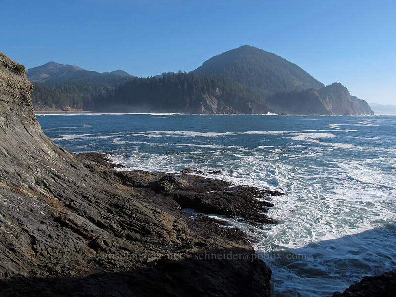 Smuggler's Cove & Neahkahnie Mountain [Cape Falcon, Oswald West State Park, Tillamook County, Oregon]