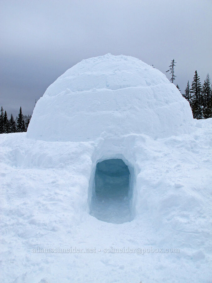 igloo [White River Sno-Park, Mt. Hood National Forest, Hood River County, Oregon]