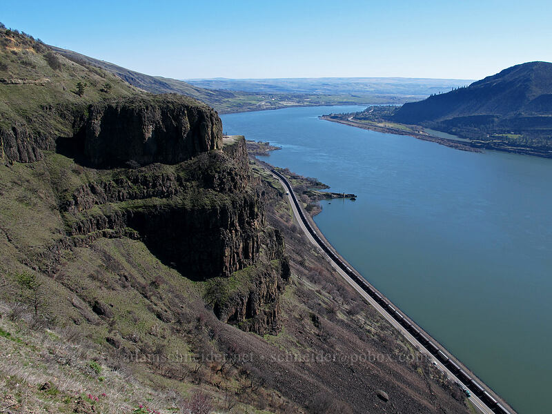 Columbia River [east of Lyle, Klickitat County, Washington]