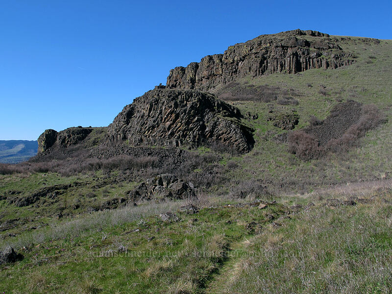 bluffs [east of Lyle, Klickitat County, Washington]