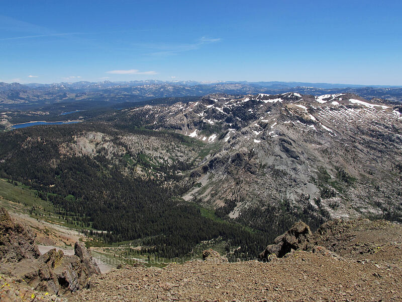 Deadwood Peak & Summit City Canyon [Round Top summit, Mokelumne Wilderness, Alpine County, California]