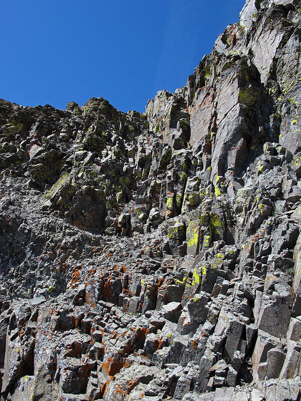 scramble route [Round Top summit, Mokelumne Wilderness, Alpine County, California]