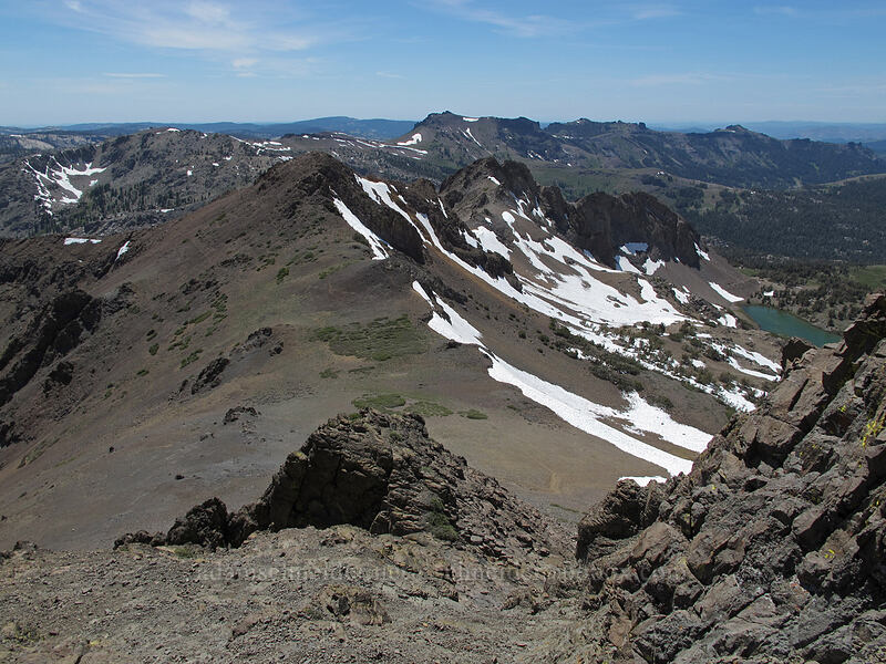 The Sisters & Thimble Peak [Round Top, Mokelumne Wilderness, Alpine County, California]