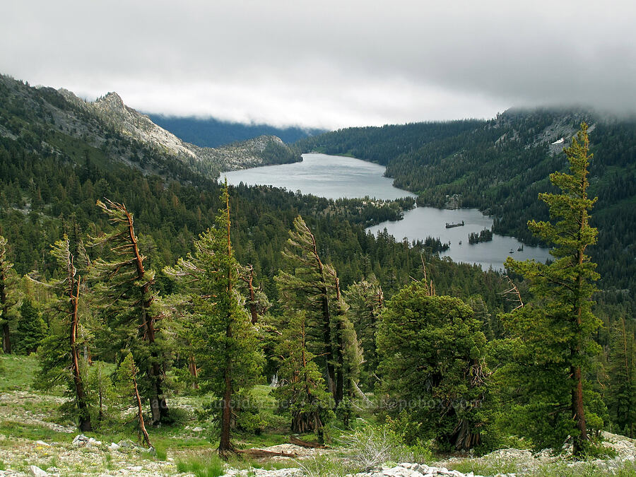 Echo Lakes & Flagpole Peak [Tamarack Trail, Desolation Wilderness, El Dorado County, California]