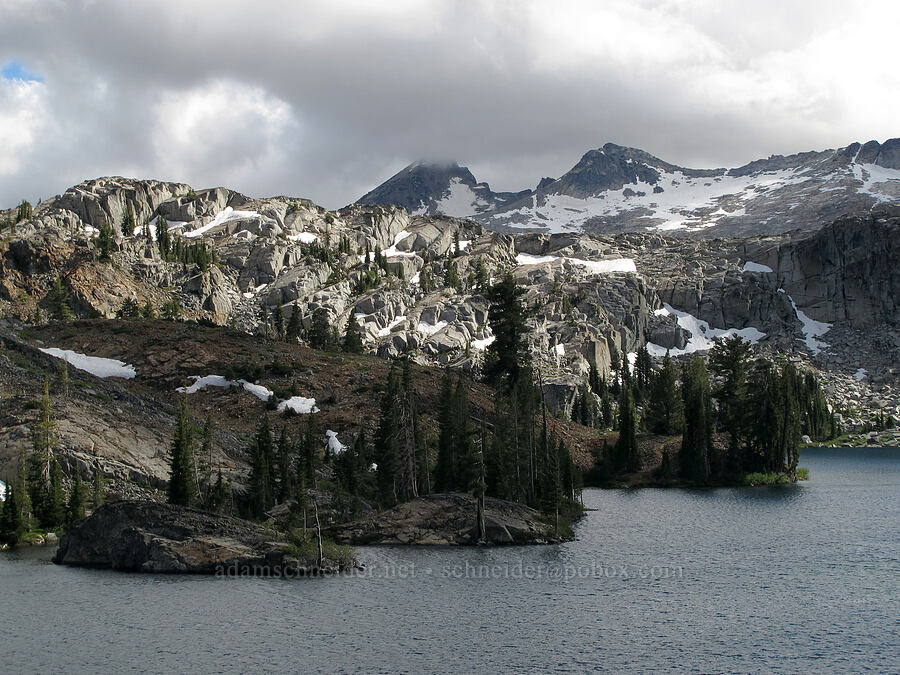 Heather Lake & Pyramid Peak [Pacific Crest Trail, Desolation Wilderness, El Dorado County, California]