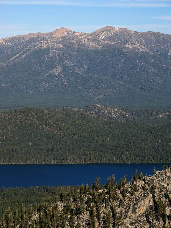 Job's Sister, Freel Peak, & Fallen Leaf Lake [Maggie's Peak South, Desolation Wilderness, El Dorado County, California]