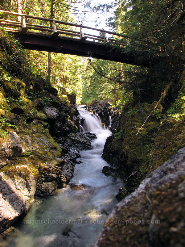 Opal Pool Falls [Kopetski Trail, Opal Creek Scenic Recreation Area, Marion County, Oregon]