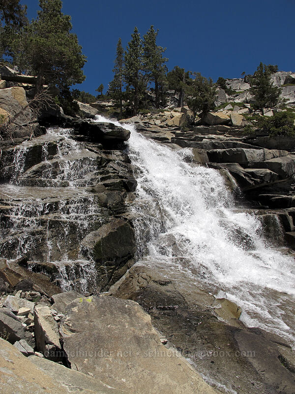 Horsetail Falls [Pyramid Creek, Desolation Wilderness, El Dorado County, California]