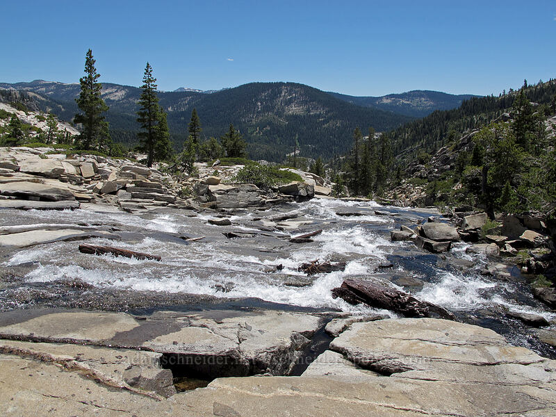 cascades [Pyramid Creek, Desolation Wilderness, El Dorado County, California]
