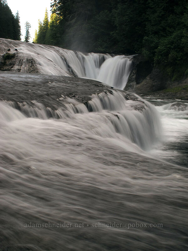 Lewis River Middle Falls [Lewis River Trail, Gifford Pinchot National Forest, Skamania County, Washington]