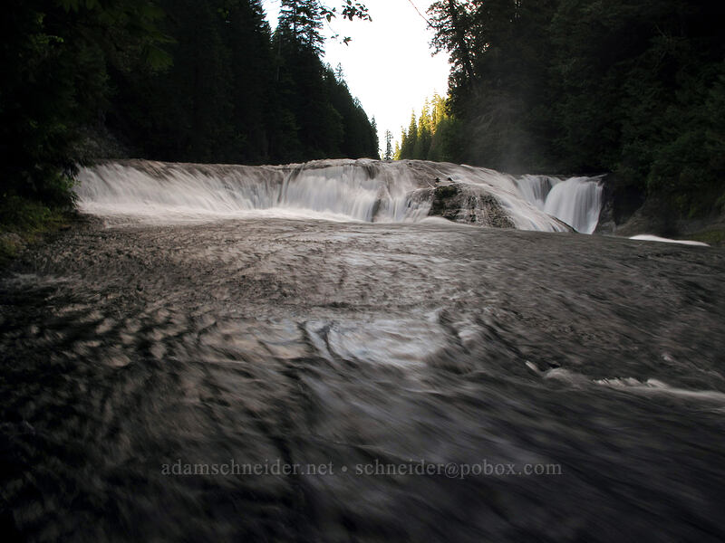 Lewis River Middle Falls [Lewis River Trail, Gifford Pinchot National Forest, Skamania County, Washington]