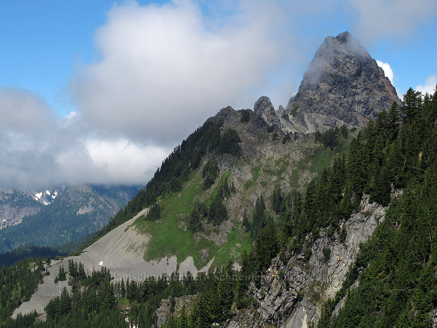 Mt. Thomson [above the Pacific Crest Trail, Alpine Lakes Wilderness, King County, Washington]