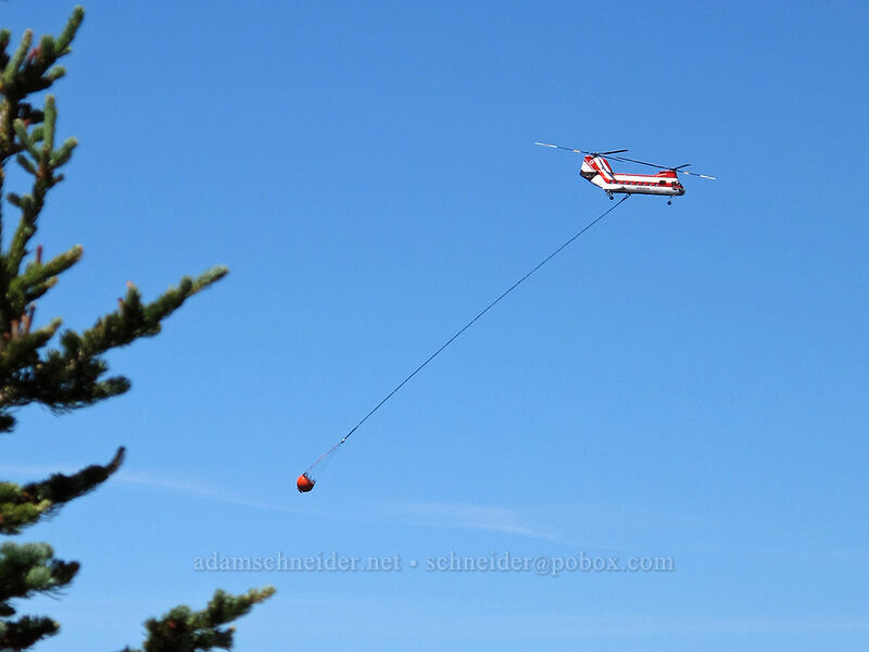 helicopter [McNeil Point, Mt. Hood Wilderness, Hood River County, Oregon]