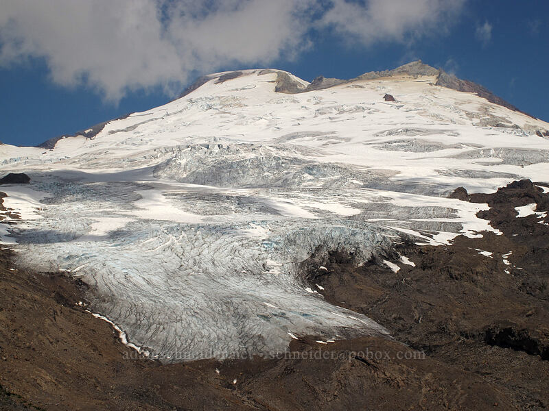 Mt. Baker & Easton Glacier [Railroad Grade Moraine, Mount Baker-Snoqualmie National Forest, Whatcom County, Washington]