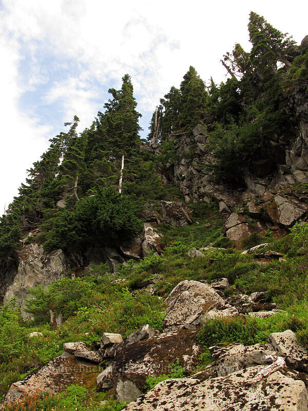 ill-advised scramble route [east of Park Butte, Mount Baker-Snoqualmie National Forest, Whatcom County, Washington]