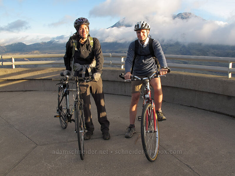 Tamiko & Adam [Johnston Ridge Observatory, Mt. St. Helens National Volcanic Monument, Skamania County, Washington]