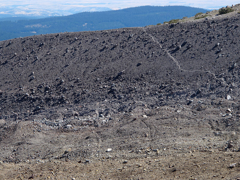 trail down from Cooper Spur [Eliot Glacier, Mt. Hood Wilderness, Hood River County, Oregon]
