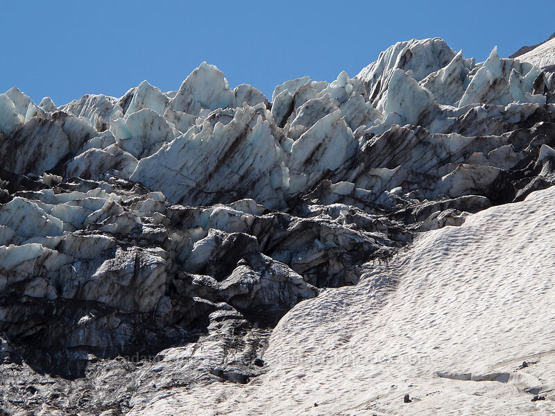 jumbled ice [Eliot Glacier, Mt. Hood Wilderness, Hood River County, Oregon]