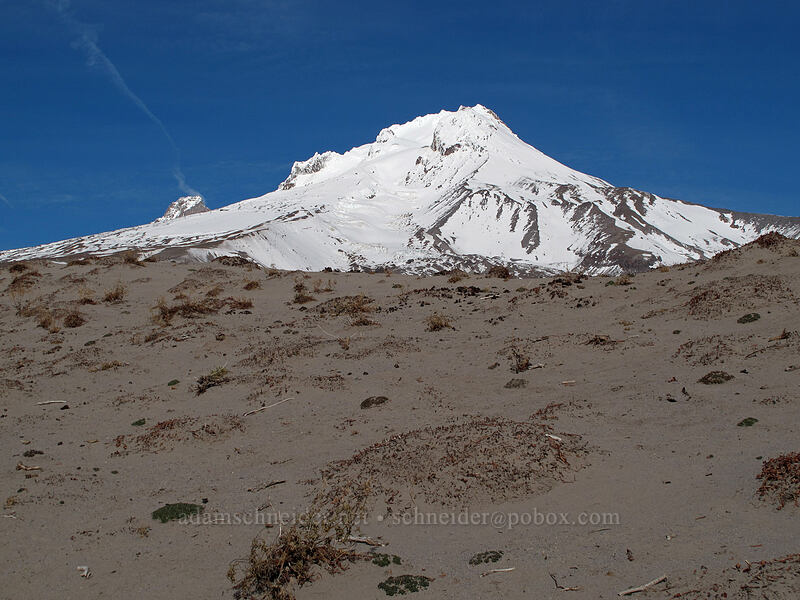 sandy moraine [Timberline Trail, Richard L. Kohnstamm Wilderness, Hood River County, Oregon]
