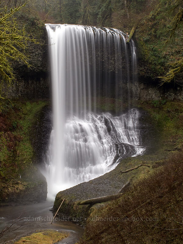 Middle North Falls [Canyon Trail, Silver Falls State Park, Marion County, Oregon]