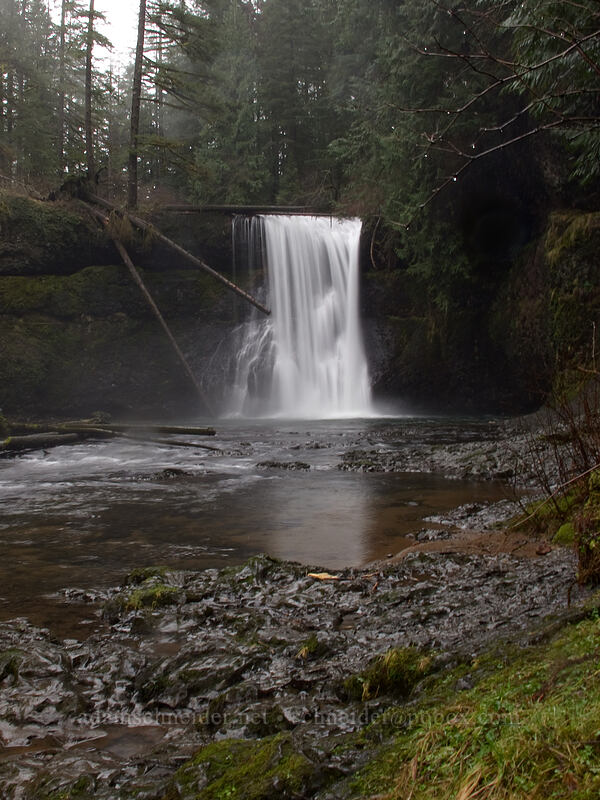 Upper North Falls [Canyon Trail, Silver Falls State Park, Marion County, Oregon]