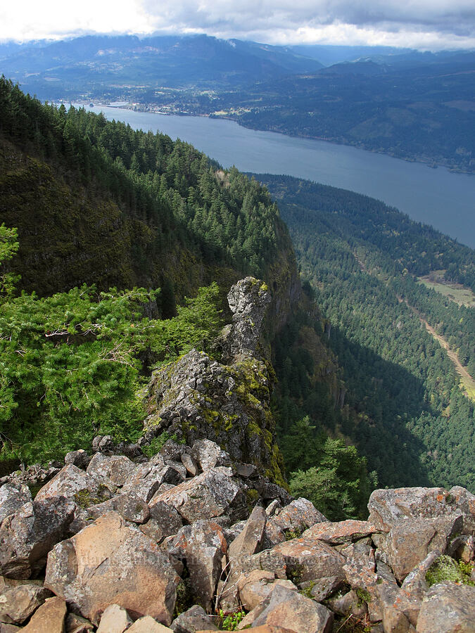view from the end of Indian Point [Indian Point, Mt. Hood National Forest, Hood River County, Oregon]